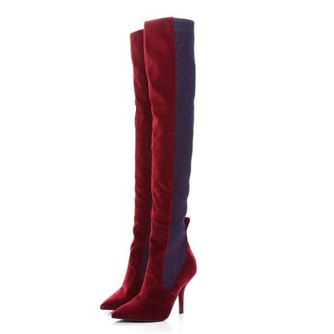 fendi knee high boots